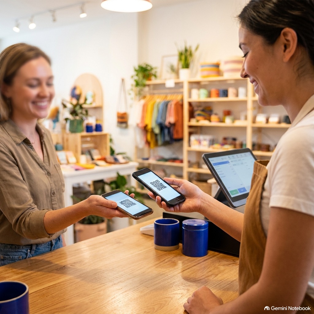 Un commerçant utilise Toofid pour fidéliser sa clientèle